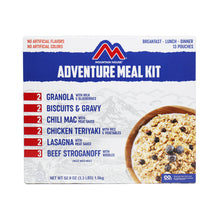 Load image into Gallery viewer, MOUNTAIN HOUSE ADVENTURE MEAL KIT (13 Pouches)
