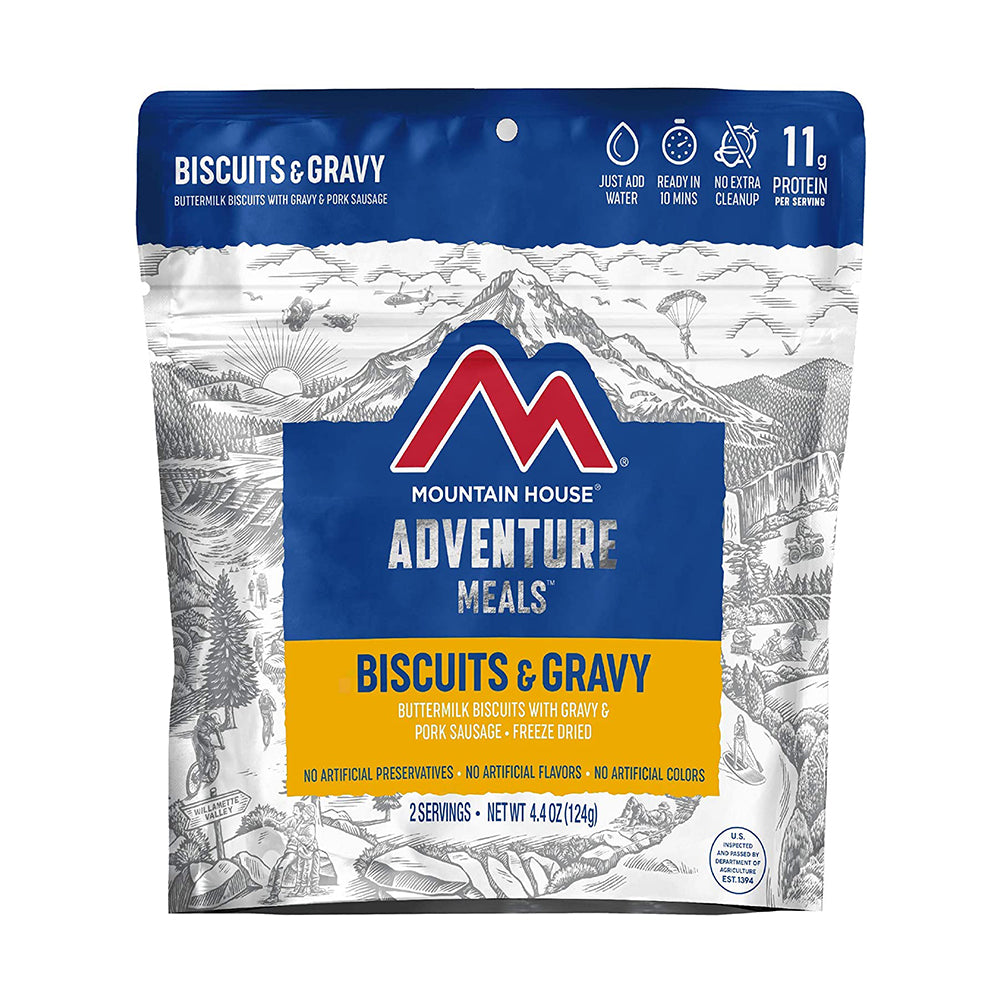 MOUNTAIN HOUSE ADVENTURE MEALS (Biscuits & Gravy)